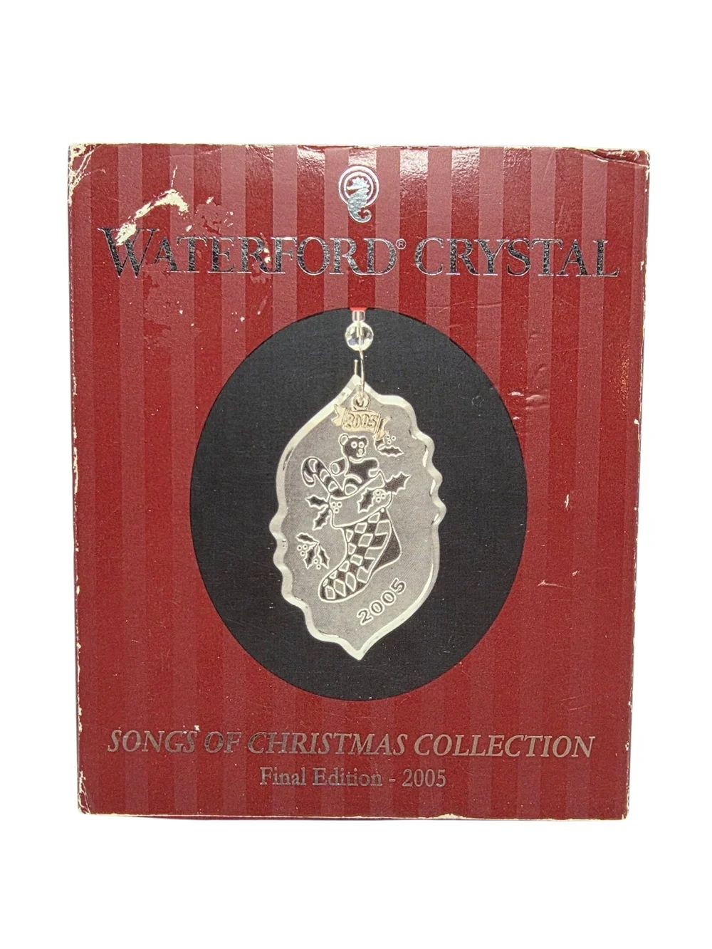 2005 Waterford Crystal Ornament Songs Of Christmas Collection Final Edition